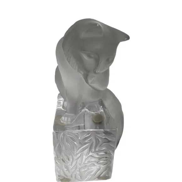 Lalique crystal cat - Picture 5 of 5